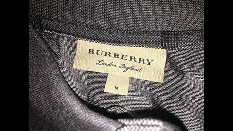 mens burberry replica|authentic Burberry polo labels.